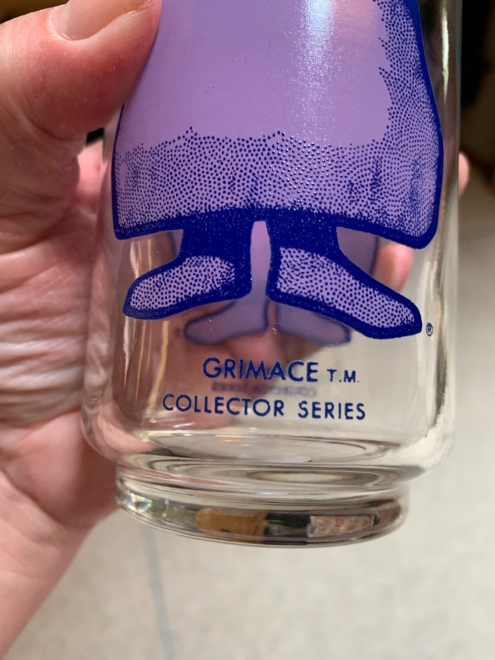 Grimace Collector Series Glass - Purple Character Glasswear - Picture 6 of 7